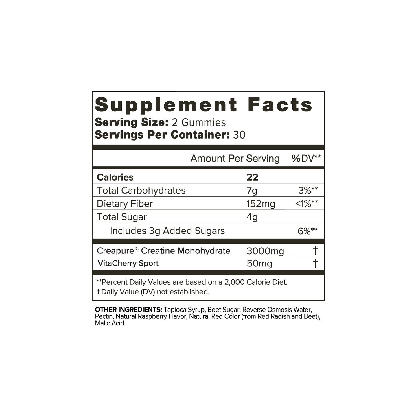 Creatine Cherry Chews