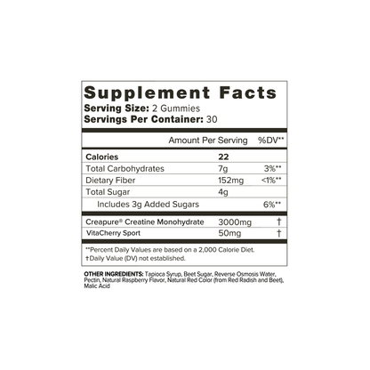 Creatine Cherry Chews